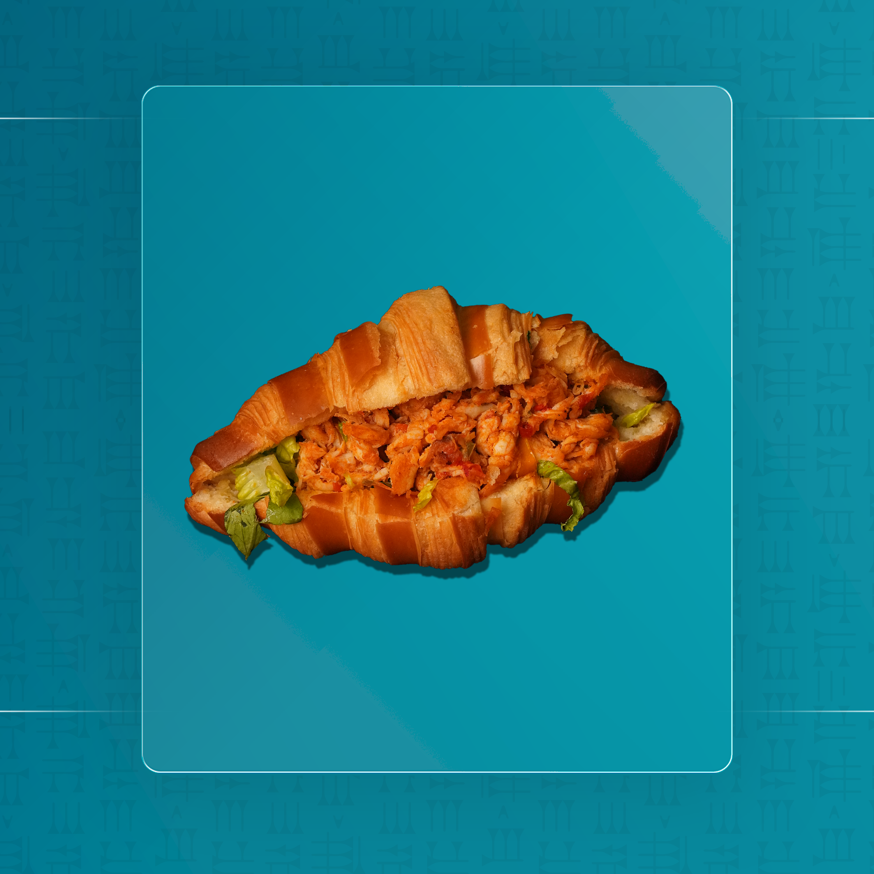 ساندويش كرواسون فاهيتا دجاج